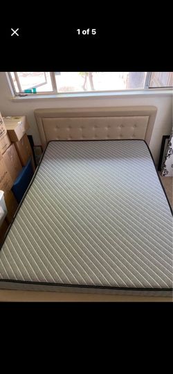 Queen Bed frame & Mattress
