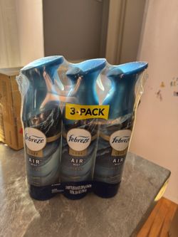 Febreze Air Ocean Mist Freshener Spray, 8.8 Fl Oz (Pack of 3), Blue