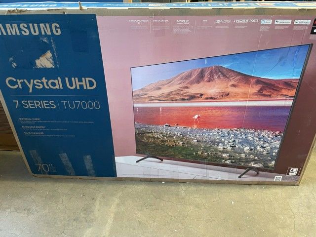 Tv Samsung 70", 4k, TU7000, Cristal Display, HDR, Excellent