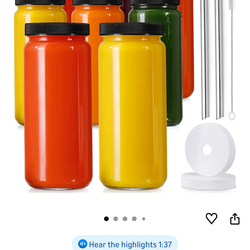 Five bottle of smoothie prep