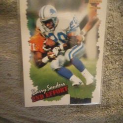 Barry Sanders Card Score 1996 #244