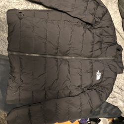 North Face Zip Up Puffer 