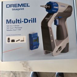 Dremel Blueprint 12V 3-in-1 Driver Multi-Drill Kit (F013DD12AA)