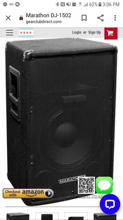 2 Marathon DJ Speakers