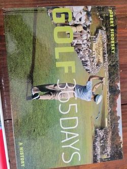 365 DAYS OF GOLF, ROBERT SIDORSKY, MINT CONDITION