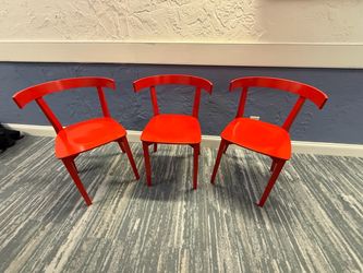 3 Coco wooden chairs by Fratelli Tominaga