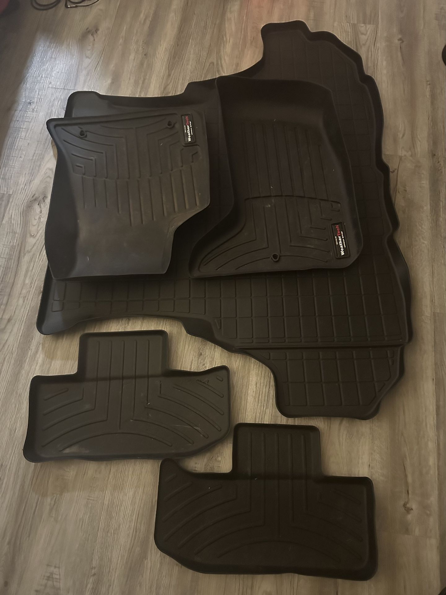 Challenger 17-23 Weather Tech Mats - Front/Back/Trunk Set