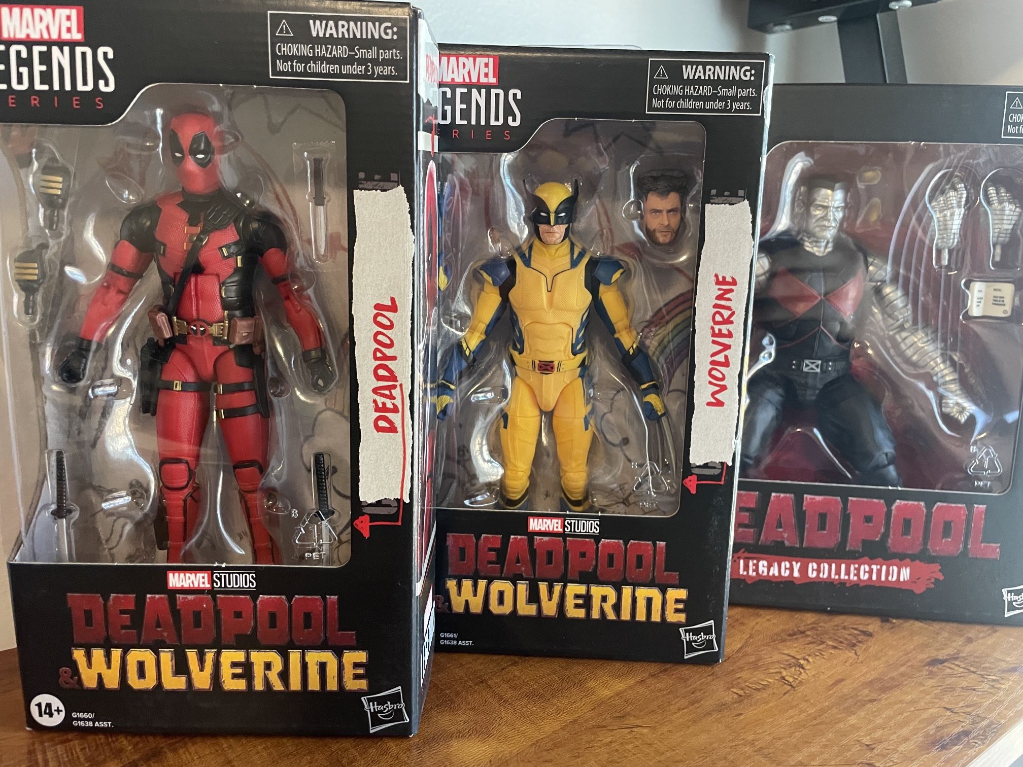Marvel legends Wolverine and Deadpool