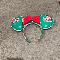 Disney Handmade Christmas Minnie Ears 