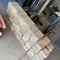 Brick Pavers.  100 Pcs 