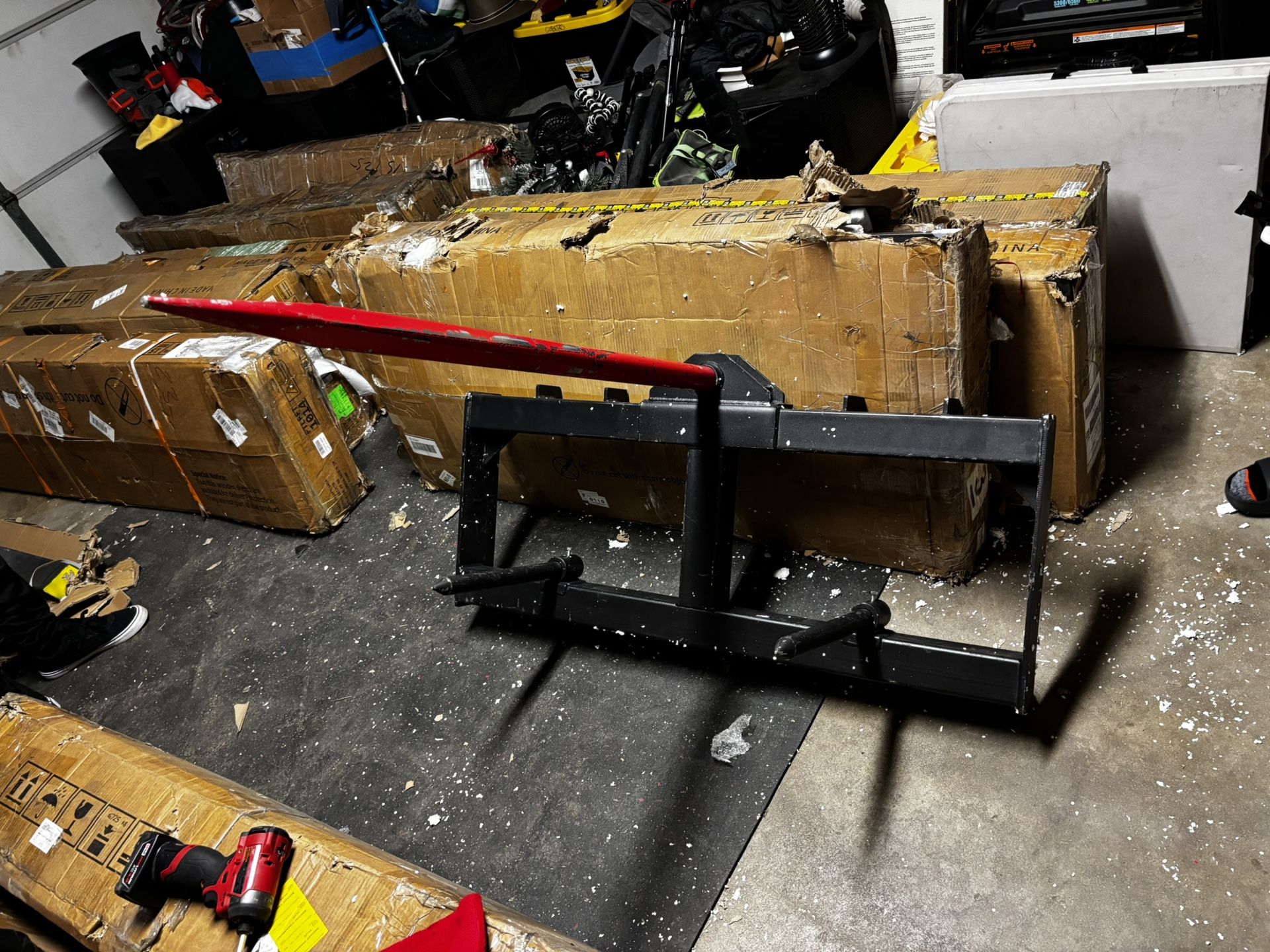 Tractor Hay Spear & Skid Steer Loader