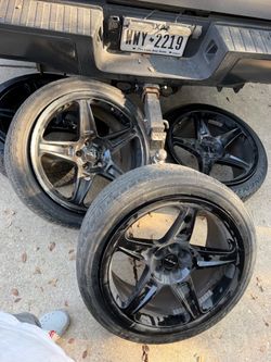 SRT replica wheels and tires