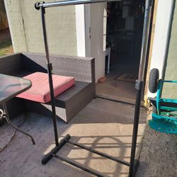 Adjustable Portable Garment Wardrobe Rack Clothes Hanging