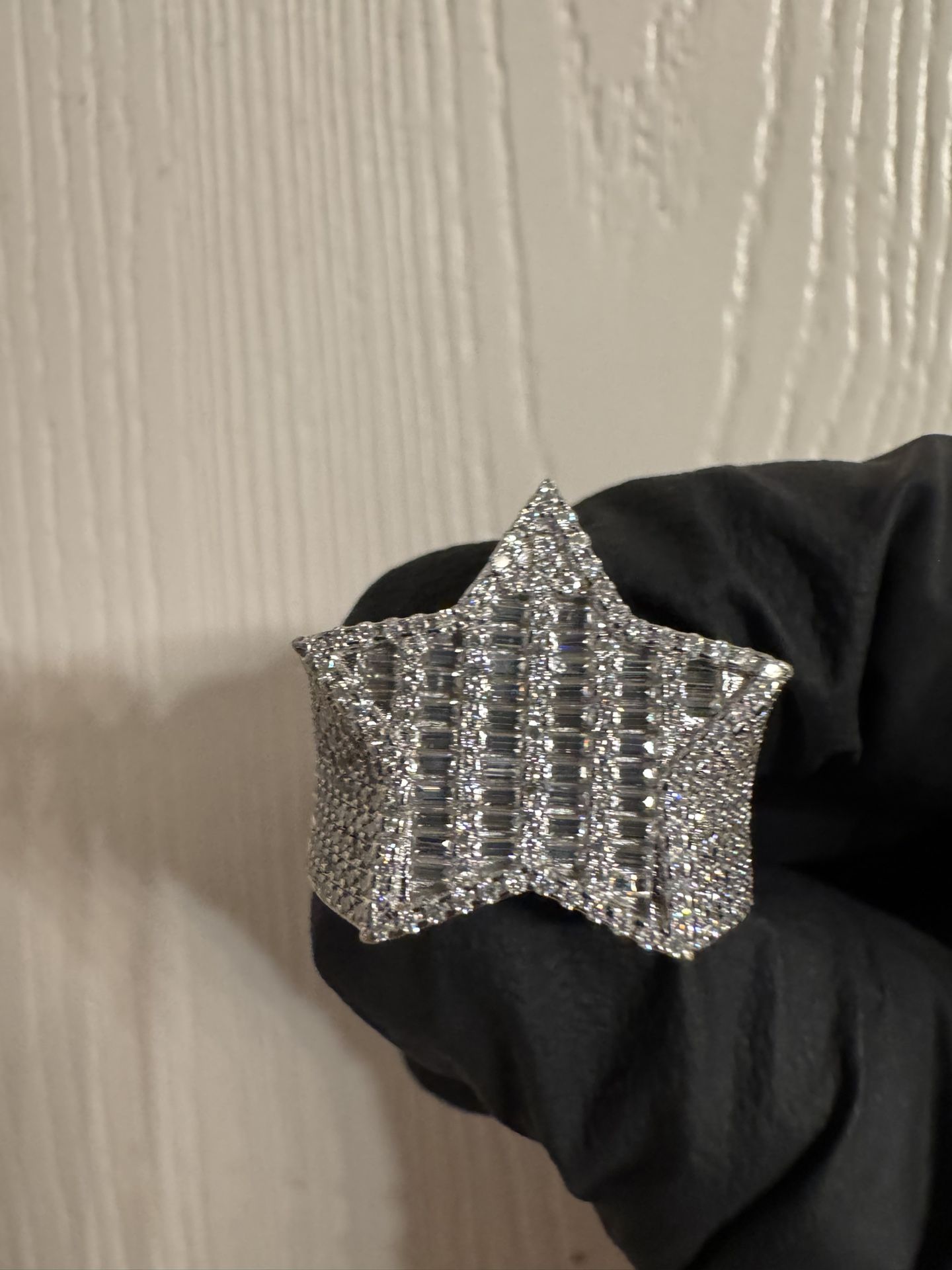 Moissanite Star ring