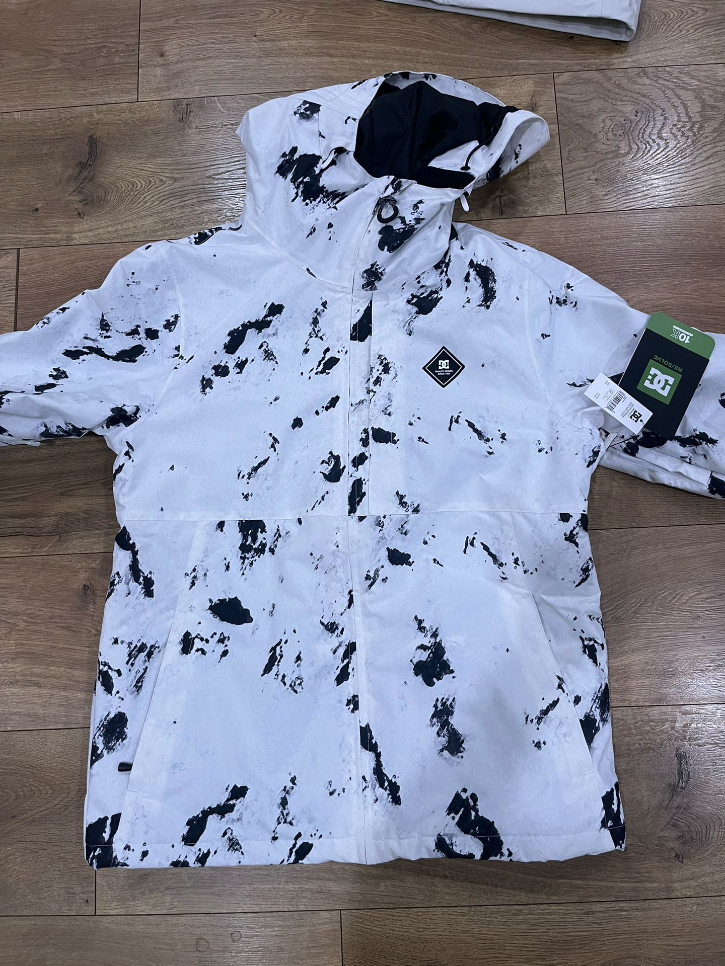 White Burton 10k Snow Jacket