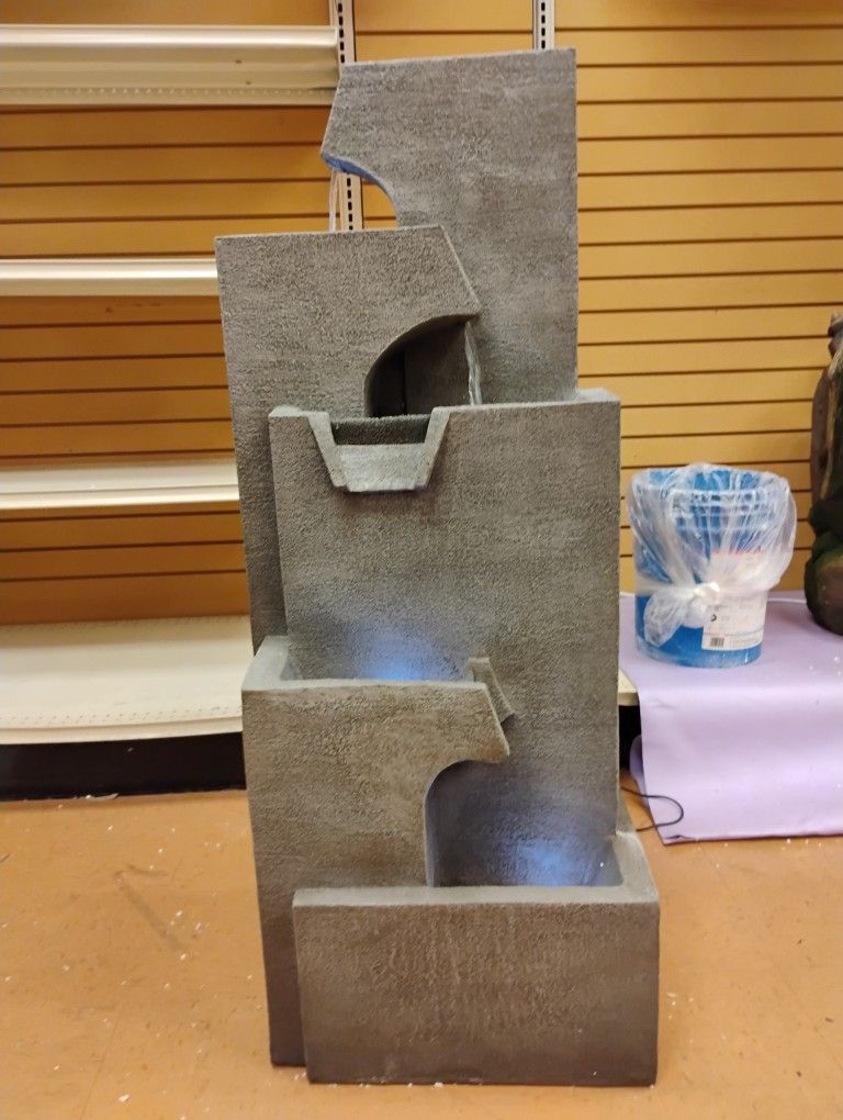 Indoor Outdoor Fountain Waterfall 48 " Tall