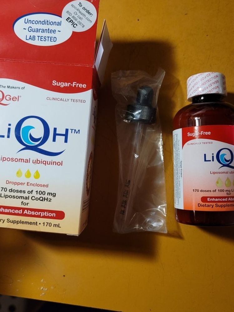 LiQH Liposomal Ubiquinol New Un Opened