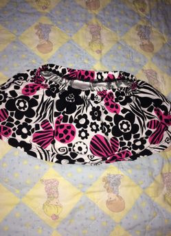 Pink white and black newborn baby girl skirt