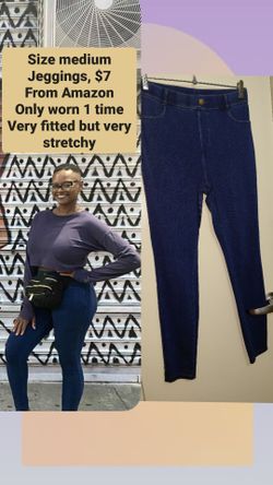 Size M blue jegging, denim