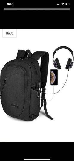 Travel Laptop Backpack, ONSON Laptop Backpack Anti Theft Business Backpack for Men Women, Slim Computer School Bag with USB Charging Port Fits 15.6 I