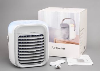 Portable Mini Air Cooler Fan 3 in 1 Ice Cold Cooling Air Conditioner Humidifier