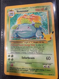 Venusar Pokémon card