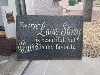 Love Story Sign