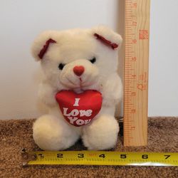 Plush Teddy Bear Valentine's Day I Love You Stuffed Animal