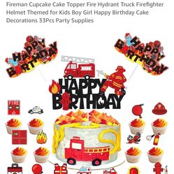 Fireman Party Supplies 