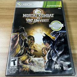 Mortal Kombat Vs DC Universe Xbox 360
