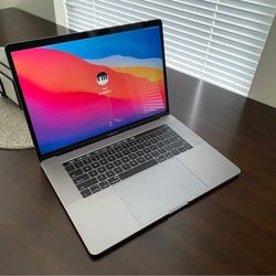 CORE-I9 Apple Macbook Pro 15.4in with 6-Cores, 16GB RAM, 512GB SSD, 5.5GB Dual GPU, Costly Apps