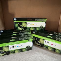HP 971XL ink cartridges