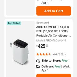 Toshiba Smart Portable Air Conditioner 