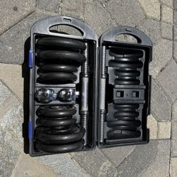 40 lb Adjustable Dumbbell Set