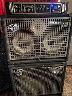 Kustom Bass Amp Head & SWR Cabs