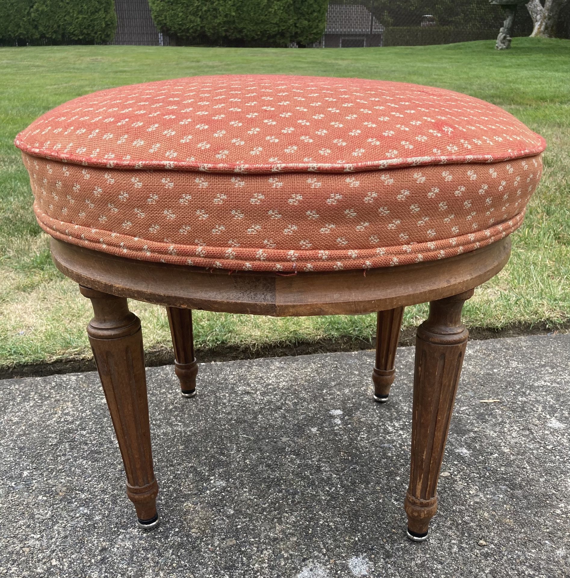 Mid Century  Ottoman Footstool