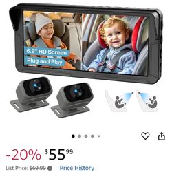 Dual Baby Car Camera Kit