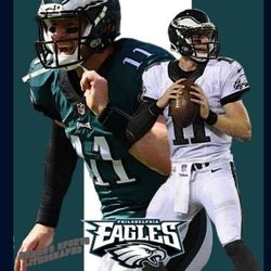 Philadelphia Eagles Carson Wentz Lithograph