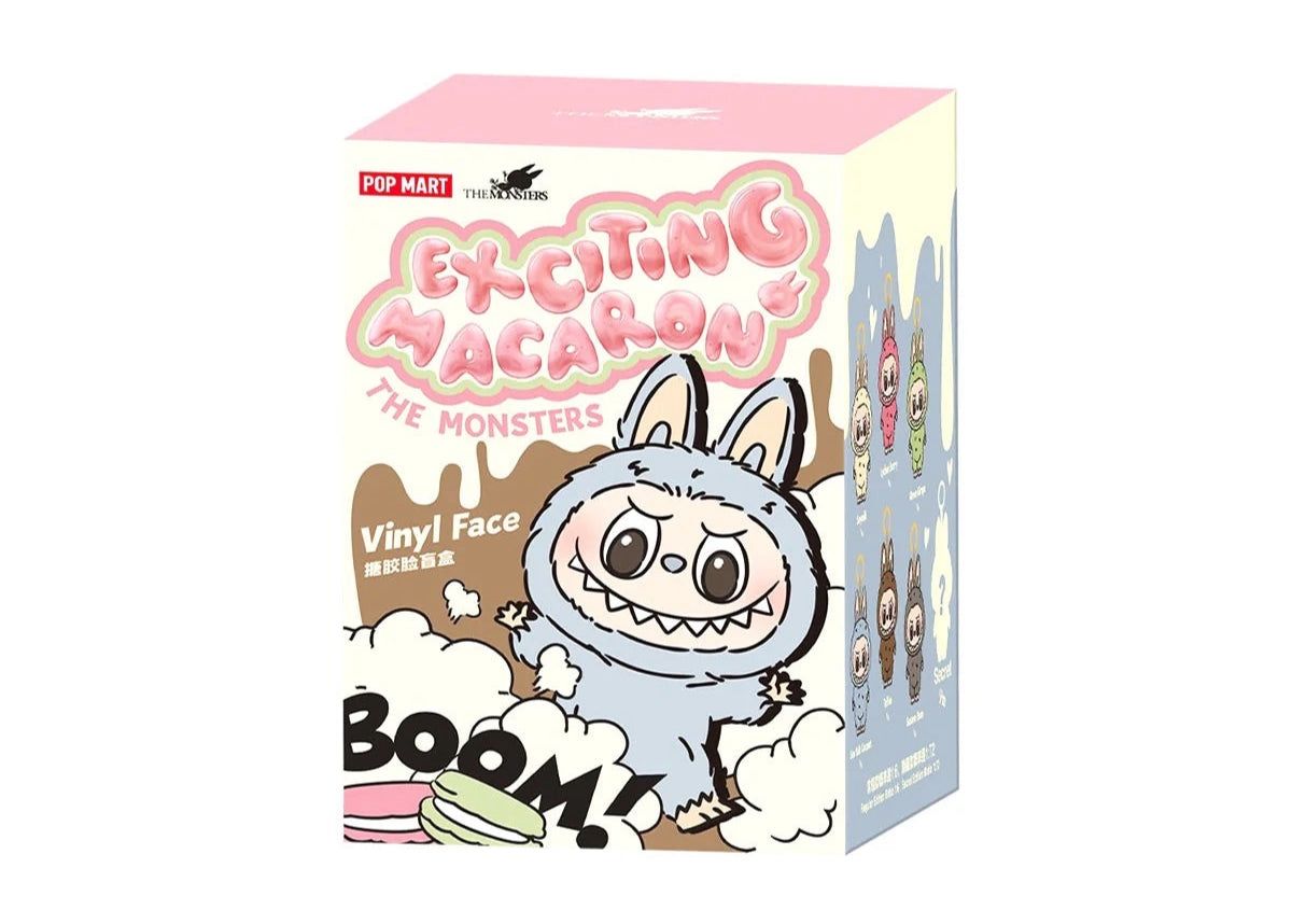 Labubu The Monsters “Exciting Macaron” – Single Blind Box | Vinyl Face Series | Unopened & Factory Sealed