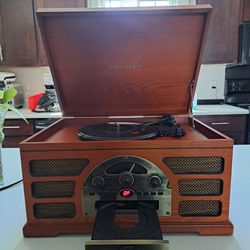  Crosley Record Player (CR66) 5in1 Entertainment Center w/ AUX