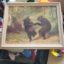Dancing Bears Painting 