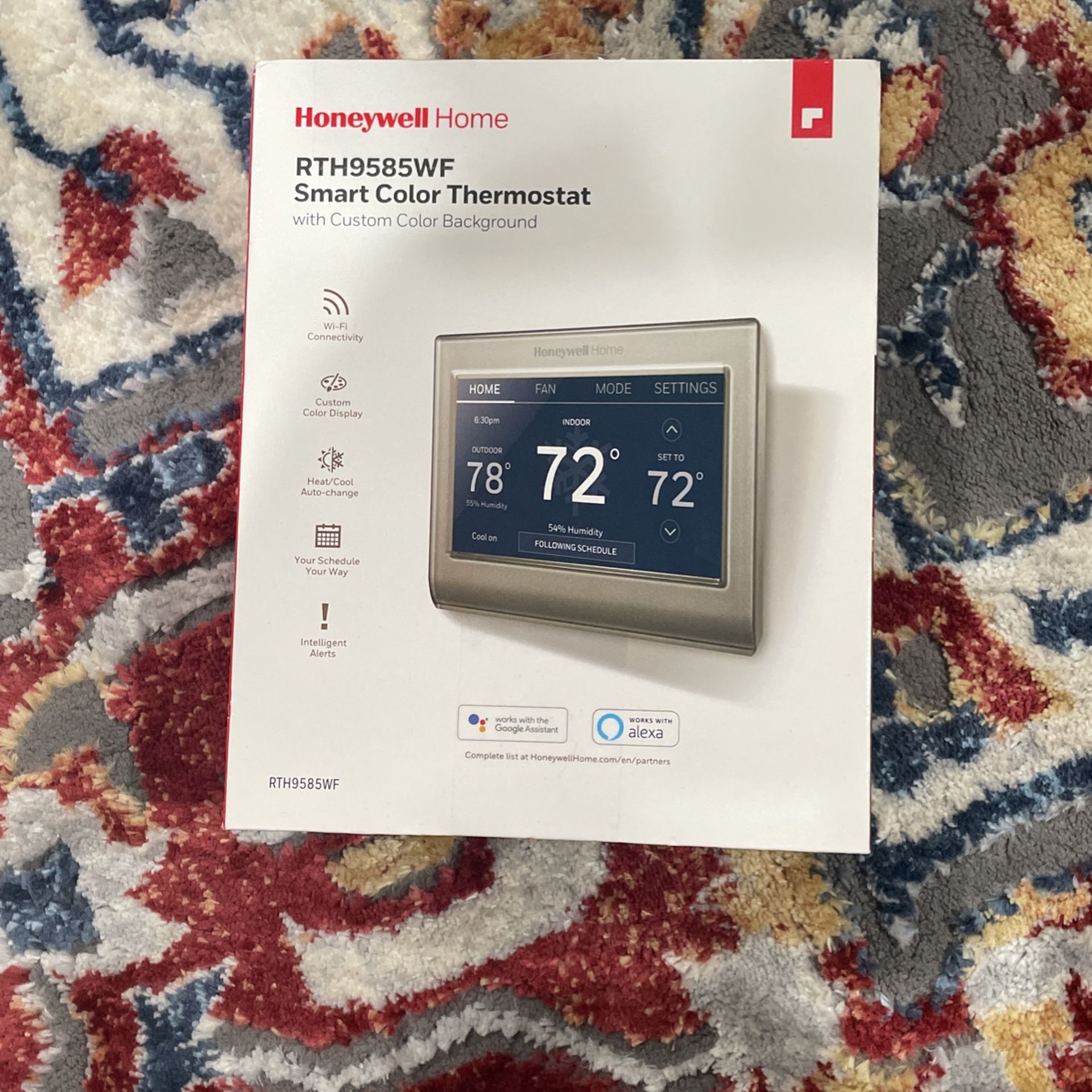 Honeywell Home RTH9585 Wi-Fi Smart Color Thermostat