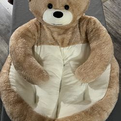 Teddy Bear-Shaped Pet Bed (New)