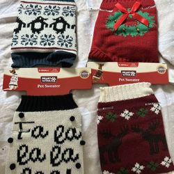 Christmas Dog Sweaters 