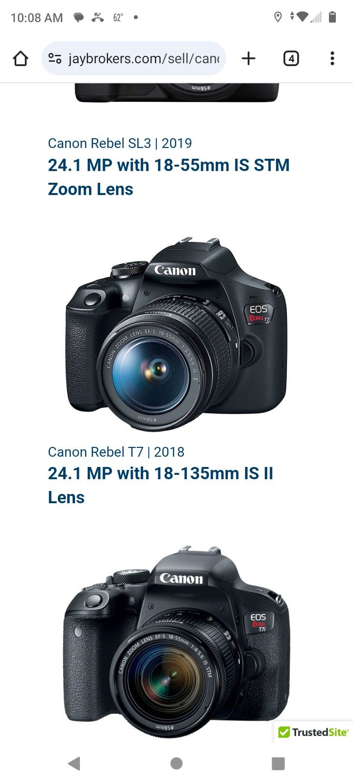 Canon EOS Rebel T7