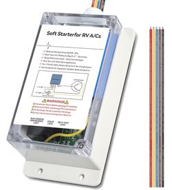 Soft Start for RV Air Conditioner, HVAC Soft Starter Kit for RV Enables Easy Start an A/C, Appliances on RV Power with a Small Generator Van Camper, T