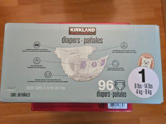 BRAND NEW KIRKLAND DIAPERS SIZE 1