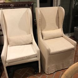Two Rh Chairs With Wheels