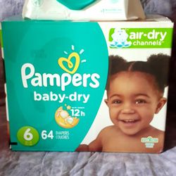 Pampers Sz 6 & Wips