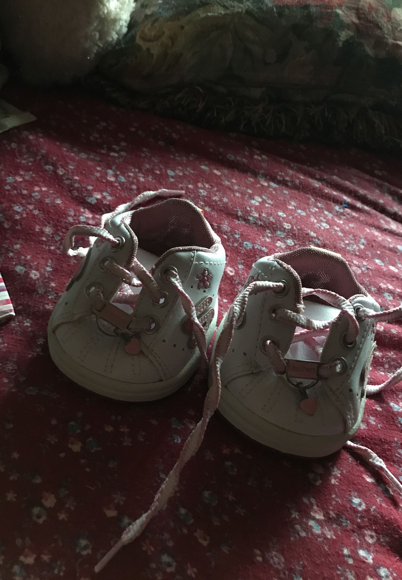Shoes for stuffed bears and there Sketchers